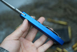 Pro-Tech LG301-blue Rockeye Auto blue handle CPM-S35VN