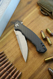 Zero Tolerance 0452CF Dmitry Sinkevich Flipper 4.1" S35VN Satin Blade, Carbon Fiber and Titanium Handles