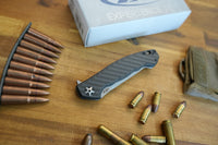 Zero Tolerance 0452CF Dmitry Sinkevich Flipper 4.1" S35VN Satin Blade, Carbon Fiber and Titanium Handles