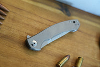 Zero Tolerance 0450 Dmitry Sinkevich Flipper 3.25" S35VN Satin Blade, Titanium Handles