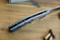 Zero Tolerance 0562TI Hinderer Flipper Knife 3.5" CPM-20CV Satin/Stonewashed Plain Blade, Titanium Handles