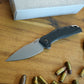 Zero Tolerance 0357BW Assisted Flipper Knife 3.25" CPM-20CV BlackWashed Drop Point Blade, Black G10 Handles