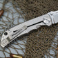 Spartan Blades SHF Harsey Folding Knife 3.95" S45VN Stonewashed Plain Blade, Titanium Handles - SF5SW