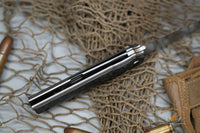 North Mountain Chop San Mai SLD Steel marble carbon fiber