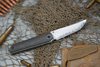 North Mountain Chop San Mai SLD Steel marble carbon fiber