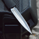 Counterstrike OTF Automatic (Collector Series): 3.35" Double Edge Blade - Tumbled Finish, Aluminum Case & Black Carbon Fiber Cover