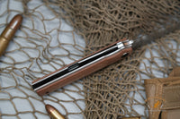 North Mountain Chop San Mai SLD Steel brown micarta