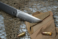 North Mountain Chop Tanto San Mai SLD Steel 3K carbon fiber