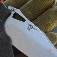 SIG K320 Manual Folder (Collector Series): 3.5" Tanto Blade - Tumbled Finish, Black Carbon Fiber Frame