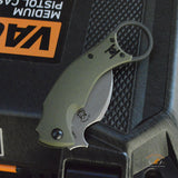 Fox Knives Bastinelli Black Bird Karambit Knife OD G-10 (2.5" SW) FX-591 ODSW