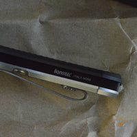 Bastinelli Creations Compact Dragotac Frame Lock 3.75" Wharncliffe D2 Blade, Milled Black G10 Handle