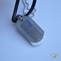 A2D Titanium dog tag Sharp