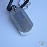 A2D Titanium dog tag Sharp