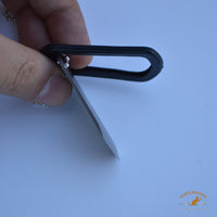 A2D Titanium dog tag Sharp