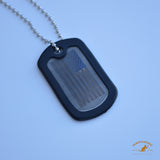 A2D Titanium dog tag Sharp