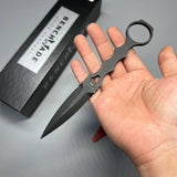 Benchmade 176BK-COMBO SOCP Dagger 3.22" Black Blade with Trainer, Black Sheath