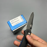 Benchmade Mini Osborne Folding Knife 2.92" S30V Black Plain Blade, Black G10 Handles - 945BK-1