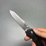 Benchmade 940-2 Osborne Folding Knife 3.4" S30V Plain Blade, Black G10 Handles