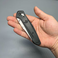 Benchmade 940-2 Osborne Folding Knife 3.4" S30V Plain Blade, Black G10 Handles