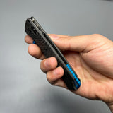 Benchmade 535-3 Bugout AXIS Folding Knife 3.24" S90V Satin Plain Blade, Carbon Fiber Handles