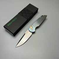 Pro-Tech TR-3 Custom Automatic Knife Titanium TR-3.007