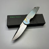 Pro-Tech TR-3 Custom Automatic Knife Titanium TR-3.007