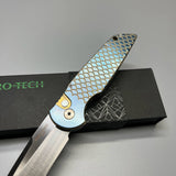 Pro-Tech TR-3 Custom Automatic Knife Titanium TR-3.007
