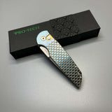 Pro-Tech TR-3 Custom Automatic Knife Titanium TR-3.007