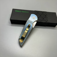 Pro-Tech TR-3 Custom Automatic Knife Titanium TR-3.007