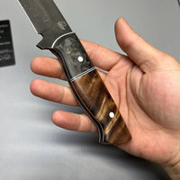 Daniel Custom, All Handmade, Carbon Steel Camping Knife
