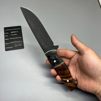 Daniel Custom, All Handmade, Carbon Steel Camping Knife
