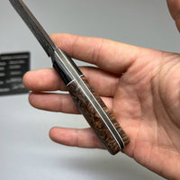 Daniel's Handmade Custom Recurve Knife Hand Forged Damascus