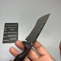 Daniel's Handmade Custom Recurve Knife Hand Forged carbon steel Full tang
