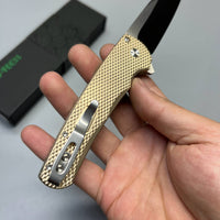 Pro-Tech Custom Malibu Plunge Lock Knife Bronze Aluminum