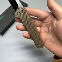 Pro-Tech Custom Malibu Plunge Lock Knife Bronze Aluminum