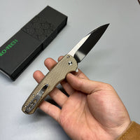 Pro-Tech Custom Malibu Plunge Lock Knife Bronze Aluminum