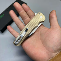 Pro-Tech Custom Malibu Plunge Lock Knife Bronze Aluminum