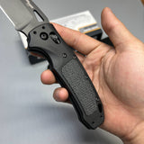 SIG Sauer by Hogue K320 AXG Pro ABLE Lock Folding Knife 3.5" S30V Black Cerakote  Aluminum Handles Black G10 36374