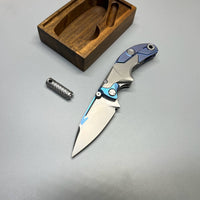 Forever Steel Transformers Collapsible Knife and Push Dagger Titanium Handle M390 Blade