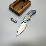 Forever Steel Transformers Collapsible Knife and Push Dagger Titanium Handle M390 Blade
