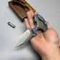 Forever Steel Transformers Collapsible Knife and Push Dagger Titanium Handle M390 Blade