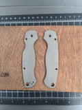 Titanium Spyderco Paramilitary 2 Scales