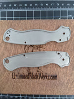 Titanium Spyderco Paramilitary 2 Scales