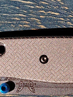 Basket Weave Titanium Benchmade Bugout 535