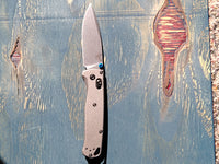 Basket Weave Titanium Benchmade Bugout 535