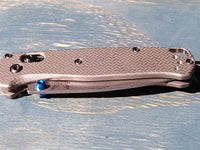 Basket Weave Titanium Benchmade Bugout 535