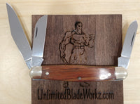 Boker Stockman Oak Handle