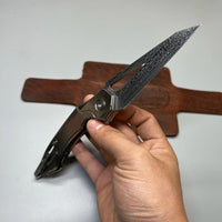 RMOR Knives Squirrel with Aegir Damasteel