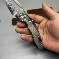 RMOR Knives Squirrel with Aegir Damasteel