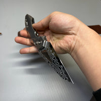 RMOR Knives Squirrel with Aegir Damasteel